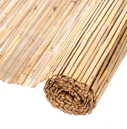 Gespleten bamboemat 100x500cm
